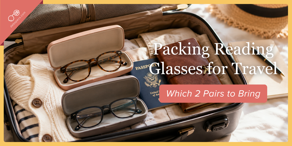 Packing Reading Glasses for Travel: Which 2 Pairs to Bring