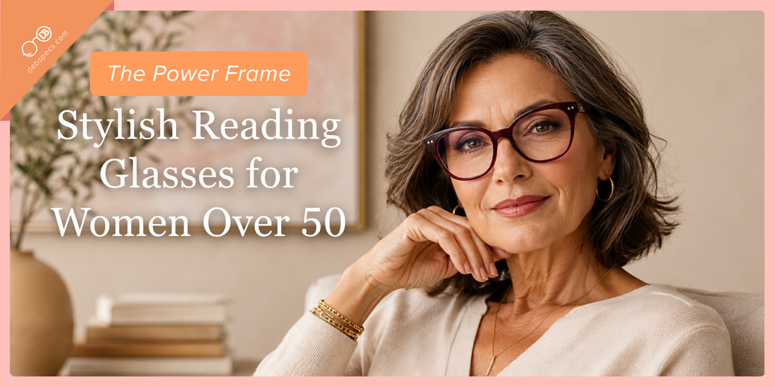 The Power Frame: Stylish Reading Glasses for Women Over 50