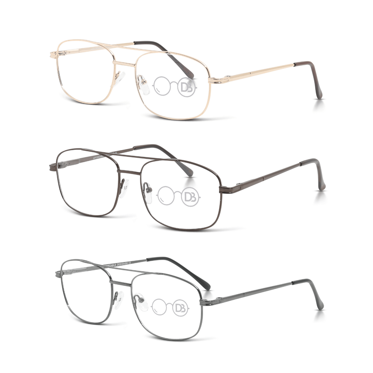 Aviator Style Reading Glasses - Cirrus