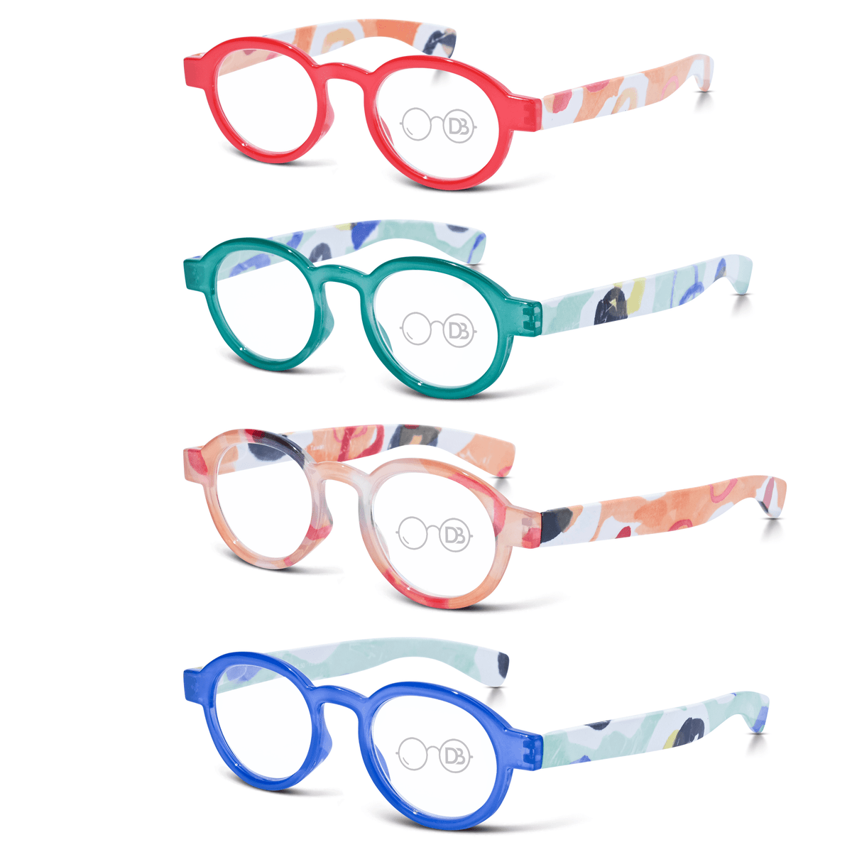 Bright Round Quirky Reading Glasses - Zany