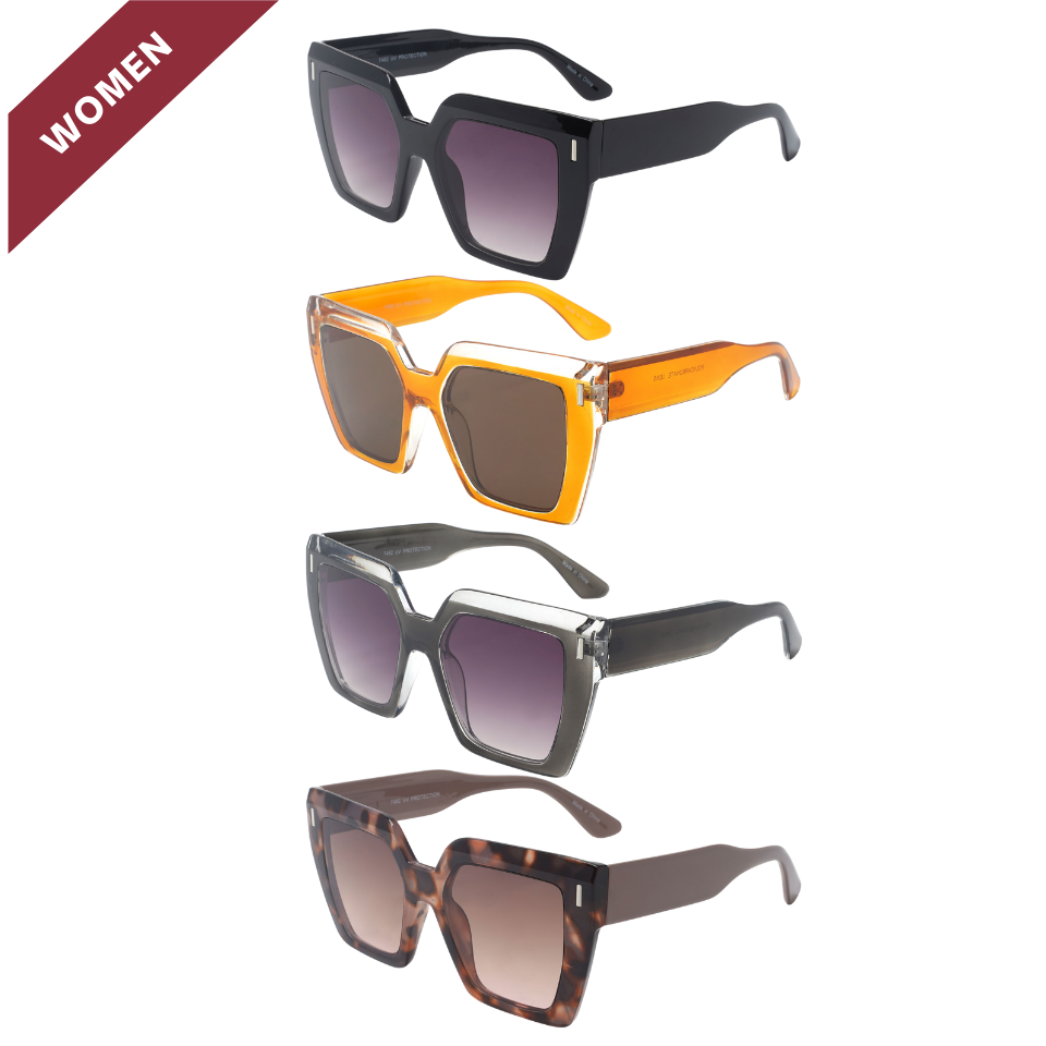 Sienna Oversized Square Smoke Lens Women’s Sunglasses