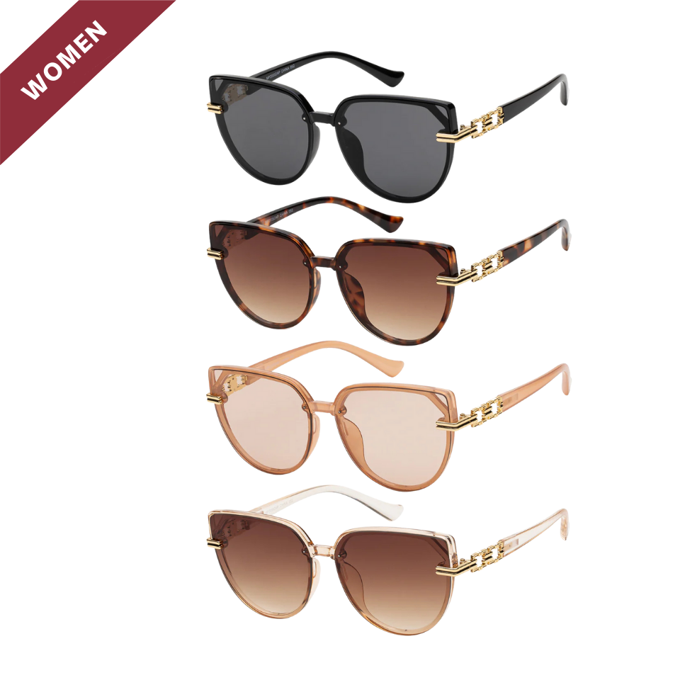Isla Cat-Eye Smoke Lens Womens Sunglasses
