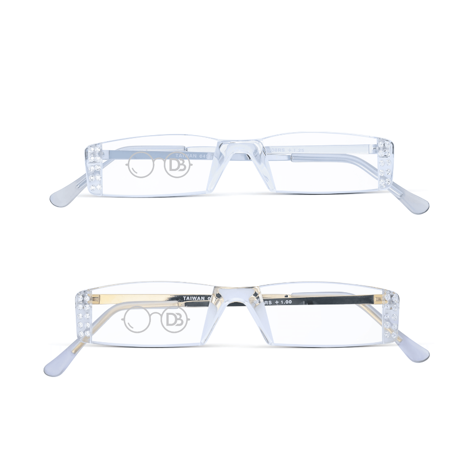 Park Ave Rimless lightweight half-eye readers