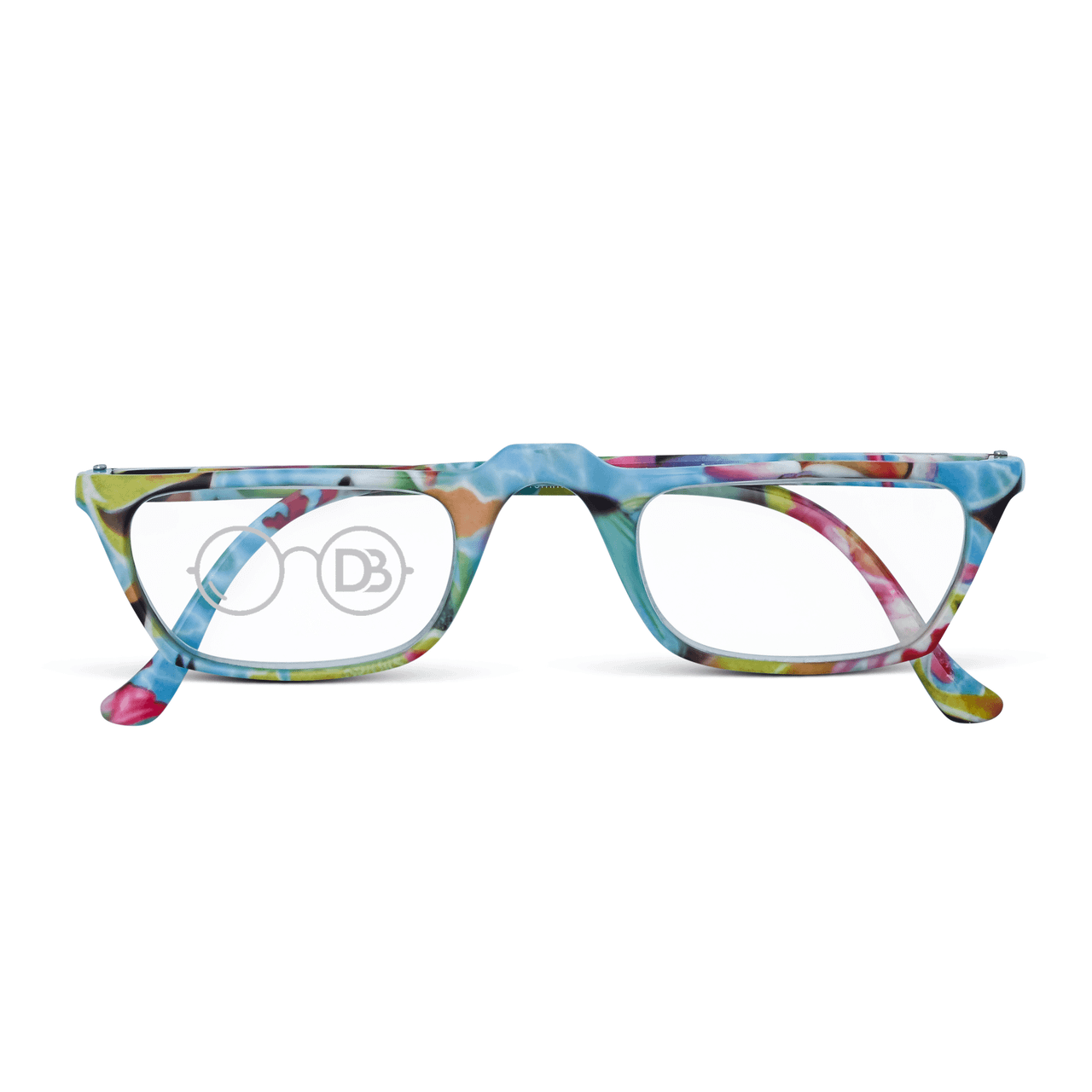 Women\'s Blue Frame Reading Glasses with Matching Case 2 Pairs - Blue Ray Blocking Lens Light Weight Vintage Frame  main image 2