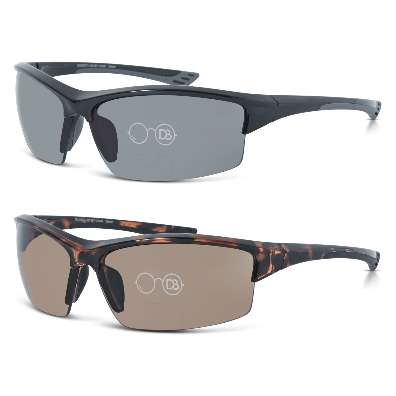Sun Bifocal Readers Rimless Bottom - Invaders