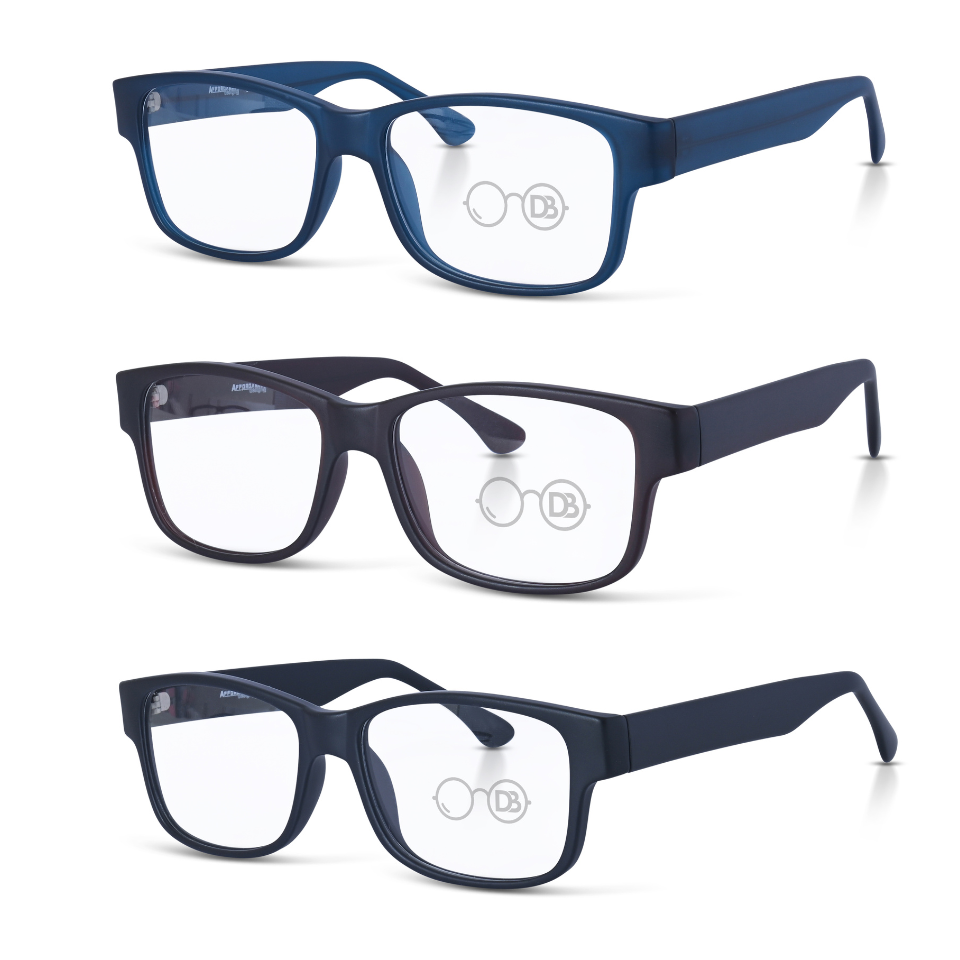 READER'S eyewear老眼鏡 Ike XXL Rectangle Optical Quality Reading Glasses for Men