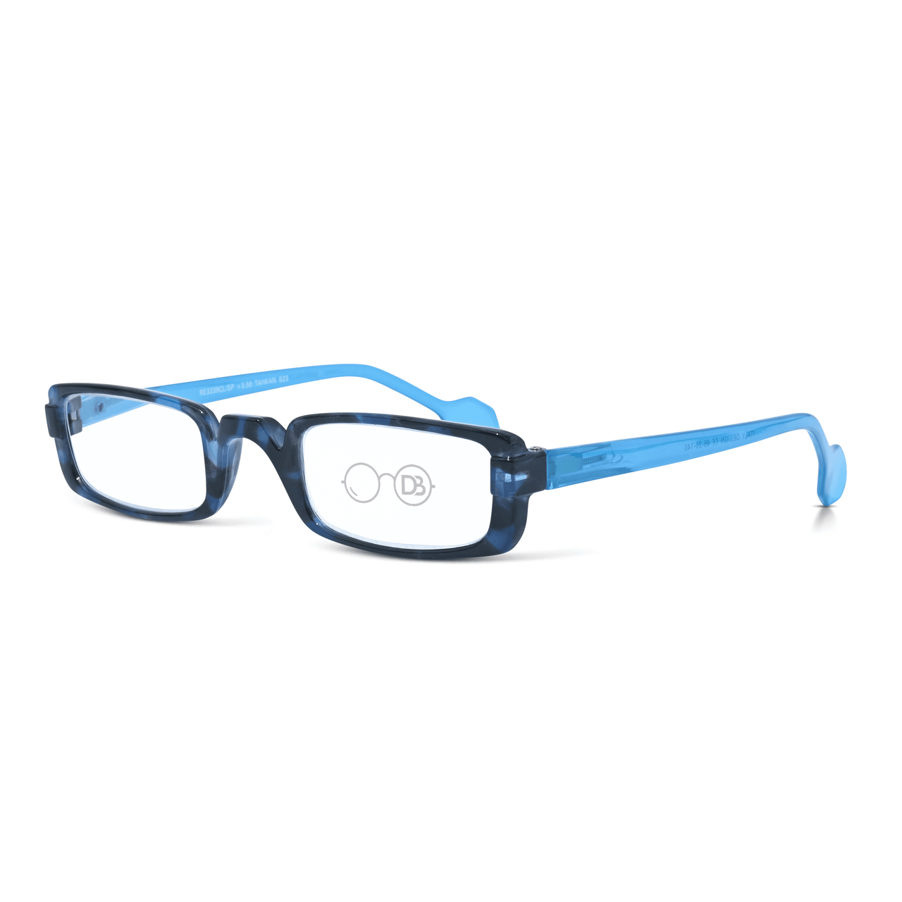 Half frame high power rectangular reading glasses display picture 2