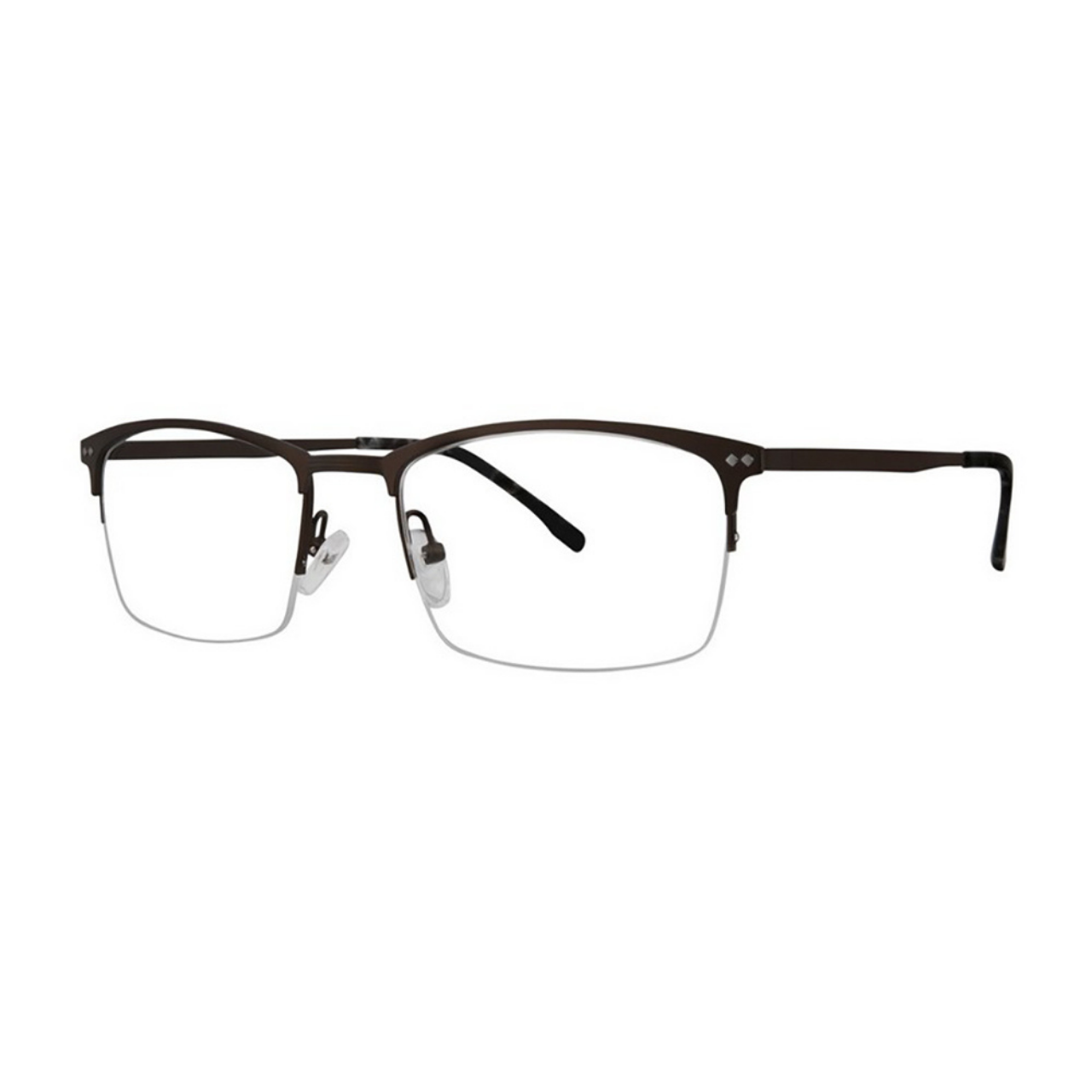 Rimless Wide Frame Glasses Swing