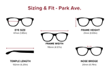 Clear Rimless Crystal Reading Glasses - Park Ave.