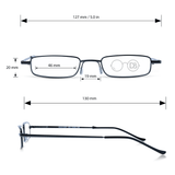 Compact Wire Rectangle Readers with Case -Ask For Kim