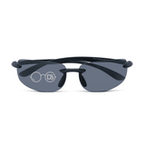 Rimless wrap bifocal sunglass readers- Air Show