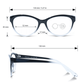 Progressive multi-focal round reader - Backpacker