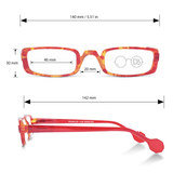 Colorful Half Frame Reading Glasses- Expert