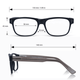 XL Rectangle Optical Reading Glasses -William