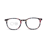 Colorful Round Reading Glasses with matching case - Dakota