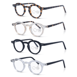 Contemporary Round Optical Reading Glasses-Pop Music