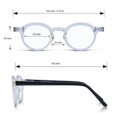 Contemporary Round Optical Reading Glasses-Pop Music