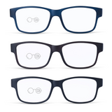 XXL Rectangle Optical Quality Reading Glasses - Ike