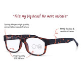 XXL Optical Reading Glasses - Big Guy