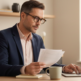 Blues Music - Retro Round Dual-Strength Bifocal Reading Glasses