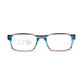 Multi-Color Rectangle Reading Glasses-Nautical