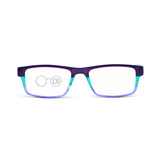 Multi-Color Rectangle Reading Glasses-Nautical