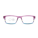 Multi-Color Rectangle Reading Glasses-Nautical