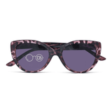 Bifocal reading sunglasses with soft cat eye - Manhattan