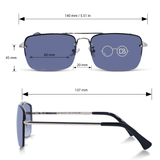 Inexpensive Aviator All Reading Sunglasses - Big Boy