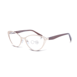 Women's Metal Cat Eye Readers - Elegant