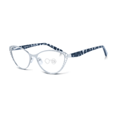 Women's Metal Cat Eye Readers - Elegant