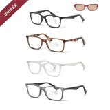 Bingo - High Power Rectangle Reading Glasses in Custom +4.00, +5.00, +6.00, +7.00, +8.00, +9.00, +10.00 Magnification