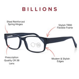 High Power XL Optical Reading Glasses - Billions