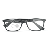 Shelby – Wide Rectangle Dual-Strength Bifocal Extended View Reading Glasses