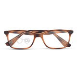 Shelby – Wide Rectangle Dual-Strength Bifocal Extended View Reading Glasses