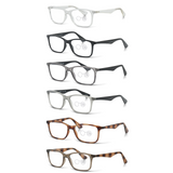 Shelby – Wide Rectangle Dual-Strength Bifocal Extended View Reading Glasses