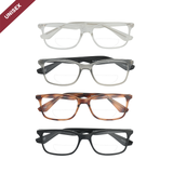 Shelby - Wide Rectangle Dual-Strength Bifocal Extended View Reading Glasses