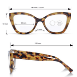 Oversized Bifocal Cat Eye Reading Glasses - Birman