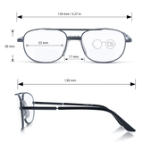 Men's Aviator Bifocal Reading Glasses - Navigator