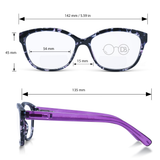 Designer Colorful Bifocal Readers - Starry Night