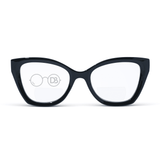 Oversized Cat Eye Reading Glasses - Birman