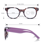 Round Multi-colored Reading Glasses - Iris