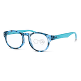 Colorful Round Reading Glasses - Sea Glass