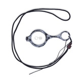 Monocle Glasses Pendant Necklace Readers - Lavaliere