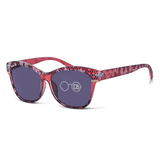 Chic full sunglass readers with textured frames