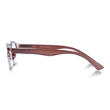 Rimless Lightweight Half Frame Reader - Plume