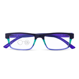 High Power Multi-Color Rectangle Reading Glasses- Nautical