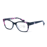 Round Colorful Reading Glasses with Matching Case- Murano