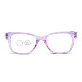 Round Colorful Reading Glasses with Matching Case- Murano