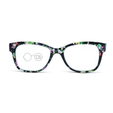 Round Colorful Reading Glasses with Matching Case- Murano